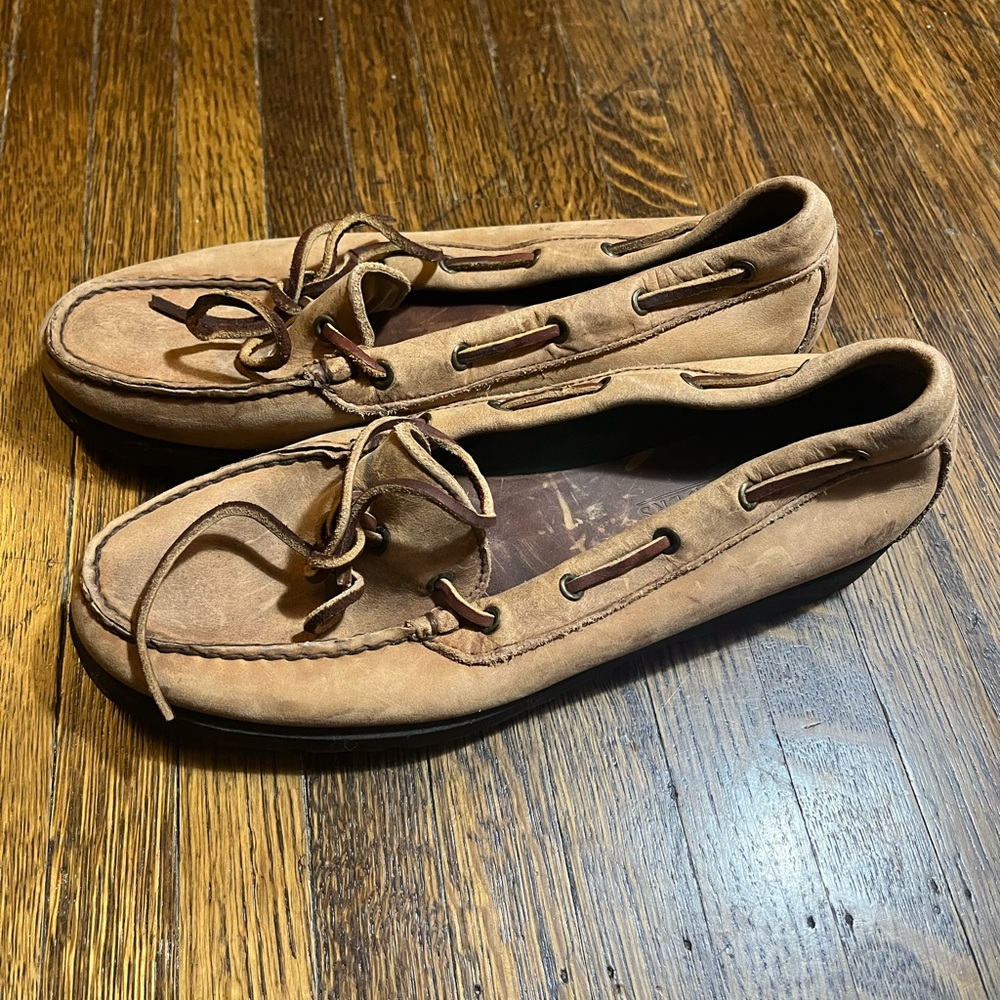 Men's Tan Leather Moccasins